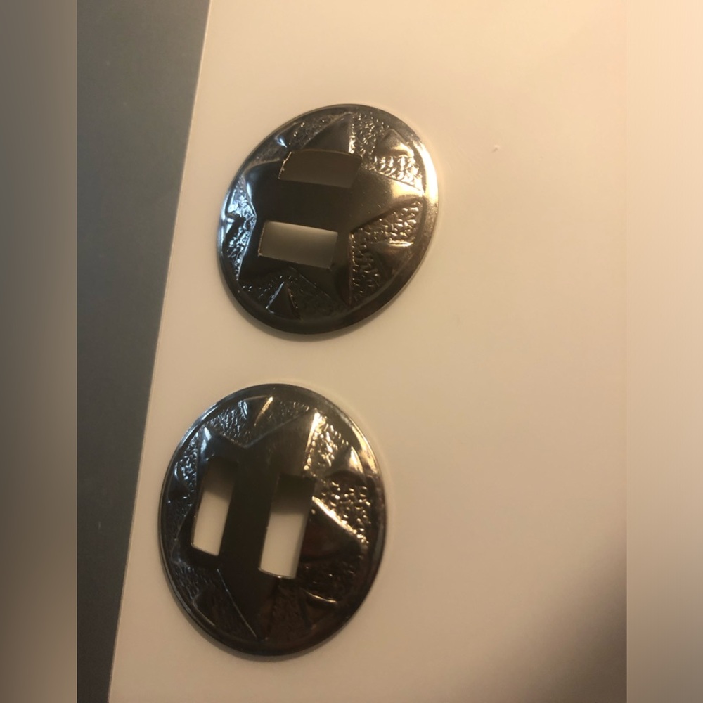 💫1990s Silver Star Conchos- 87A $9 or 🦋